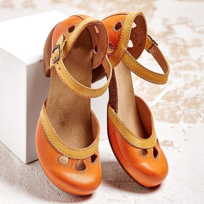 Alexia™ | Ortopediska sandaler med låg klack