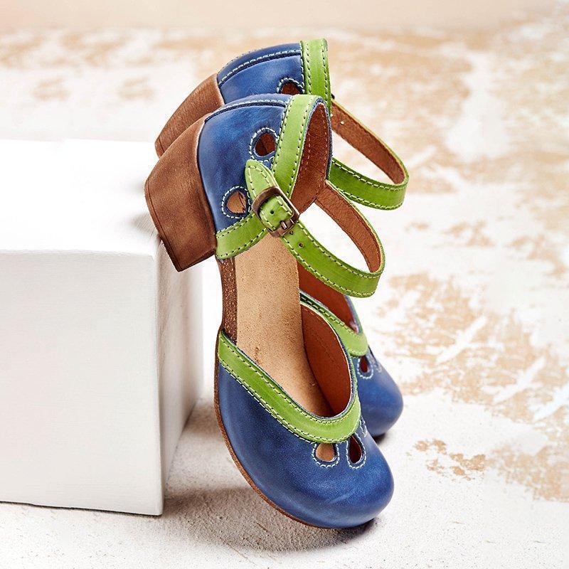 Alexia™ | Ortopediska sandaler med låg klack