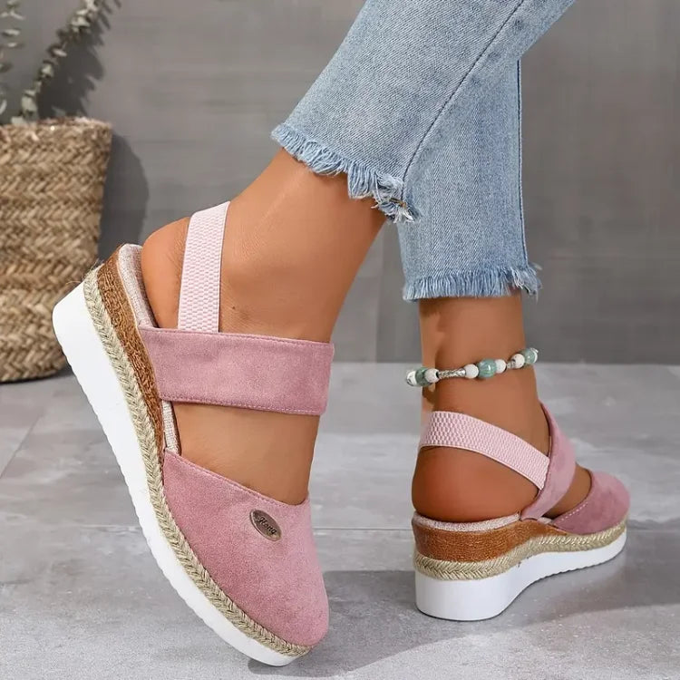 Antonella | Ortopediska sandaler med platå, ventilerande och avslappnade