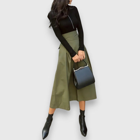 Elina – Elegant Midi-Kjol